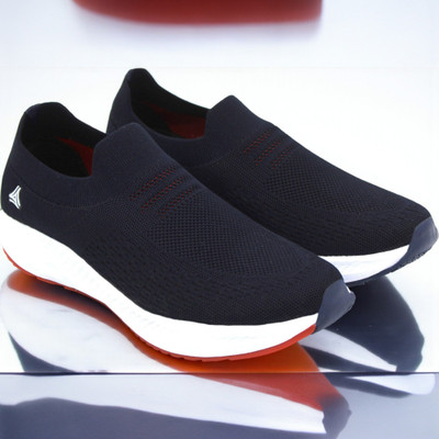 AYGO The Everyday Basic Slip On Casual Shoes For Men | Comfortable & Slip Resistance Slip On Sneakers For Men(Navy , 9)