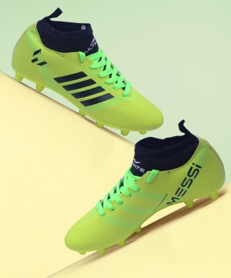 MESSI Ankle Green Football Studs Football Shoes For Men(Green)