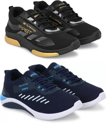 ANGO TY-FIRST BLACK_TOOOFAN BLUE Outdoors For Men(Black , 10)