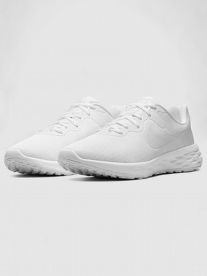 NIKE Revolution 6 Running Shoes For Men(White , 10)
