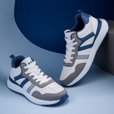 CAMPUS HINGE Sneakers For Men(White, Blue , 8)