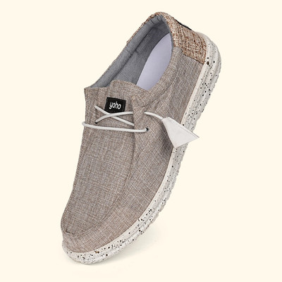 yoho Loafers For Men(Beige , 9)