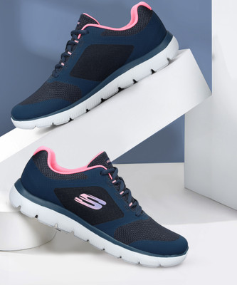 Skechers SUMMITS Sneakers For Women(Navy , 4)