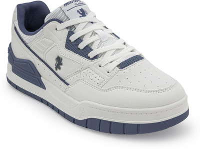 RED TAPE CREST Lifestyle Sneaker Shoes for Men | Elegantly Rounded Front, Soothing Insole Sneakers For Men(White, Blue , 8)