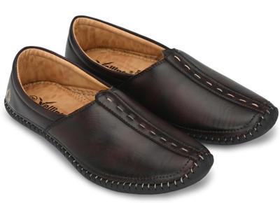Vellinto Cool Rajasthani Jutis For Men Mojaris For Men Nagra For Men Mojaris For Men(Brown , 8)