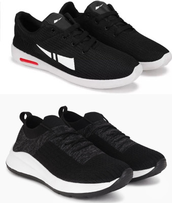 New Oranie Stylish Casual Shoes for Men Casuals For Men(Black, Black , 6)