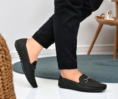 Bolinzer Loafers For Men Loafers For Men(Black , 10)