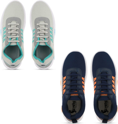 AYANSH MANUFACTURING Walking Shoes For Men(Grey, Navy , 7)