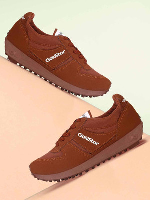 GOLDSTAR 602 Running Shoes For Men(Brown , 8)
