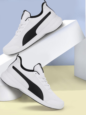 PUMA Running Shoes For Men(White , 8)