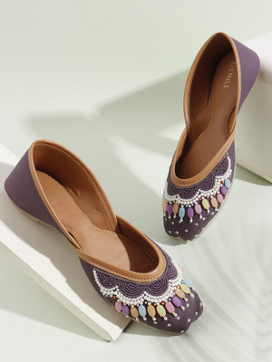 Denill Bellies For Women(Purple , 5)