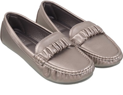 METRO Loafers For Women(Grey , 4)