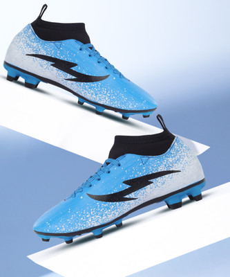 CR7 Juventus Ronaldo Blue Ankle Sport Football Studs TPU Double color Sole Football Shoes For Men(Multicolor , 10)
