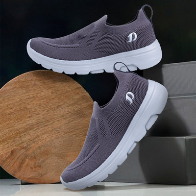 DOCTOR EXTRA SOFT Sports Shoes with Memory Foam Cushioned Insole Running Gym Training D-2008 Casuals For Men(Grey , 8)