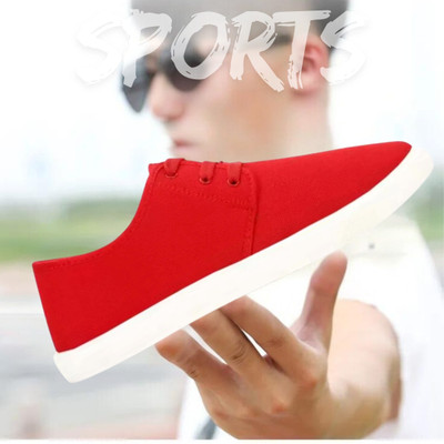 jootiyapa JOOTIYAPA PREMIUM TRENDING CANVAS SHOES FOR MEN Canvas Shoes For Men(Red , 6)