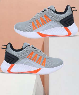 World Wear Footwear Latest Range of Trendy Shoe Running Shoes For Men(Grey)