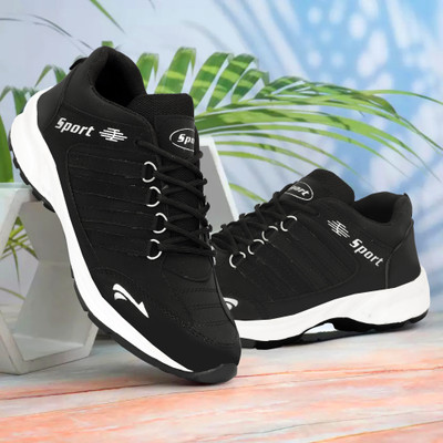 DESTA Rich Quality|Comfortable|Lightweght|New Arrival Running Shoes For Men(Black , 9)