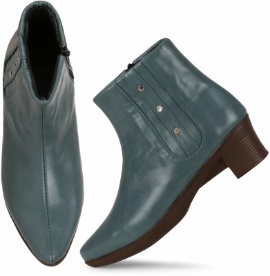 Furiozz Zip Boot For Women Boots For Women(Grey)
