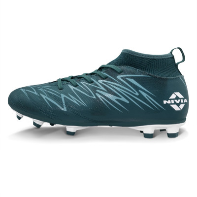 NIVIA Encounter Pro 11 Football Stud Football Shoes For Men(Dark Blue , 9)