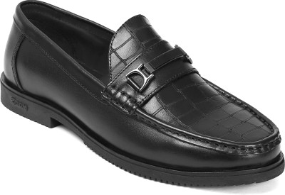 Zoom Shoes AS3249 Mocassin For Men(Black)