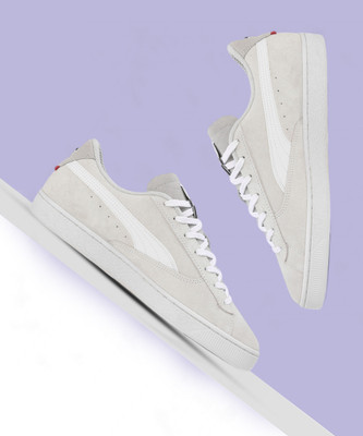 PUMA BMW MMS Suede T Sneakers For Men(White , 9)