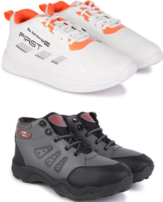 New Oranie Stylish Casual Shoes for Men Casuals For Men(White, Blue , 6)