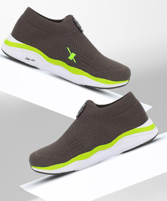 Sparx SM 484 Running Shoes For Men(Grey, Green , 9)