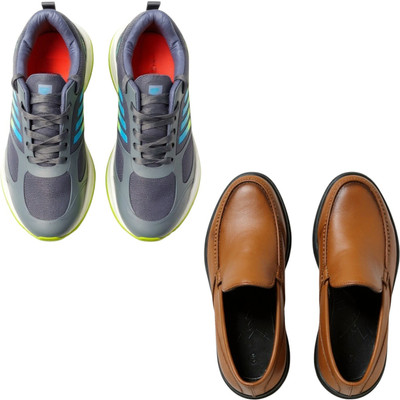 Plama Stylish Casual Shoes for Men – Perfect for Daily Wear Casuals For Men(Grey, Brown , 7)