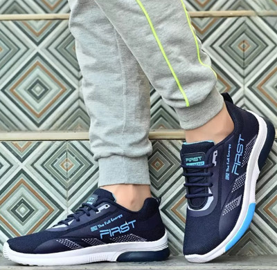 BOKZZON Running Shoes For Men(Navy , 6)