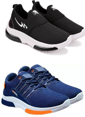 ANGO TY-AIR BLACK_RUNFREE BLUE For Men(Black , 10)