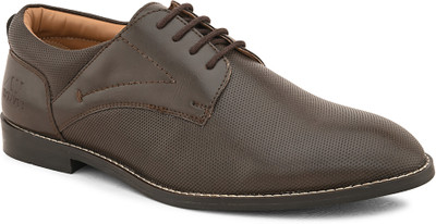 WELVIC Hamilton Stylish And Comfortable Derby For Men(Brown , 9)