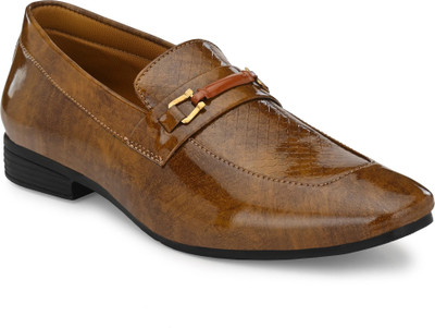 house of common Loafers For Men(Tan , 9)