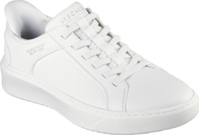 Skechers Skechers Mens COURT BREAK - DOUBLE VENTED White Casual Sneakers Sneakers For Men(White , 7)