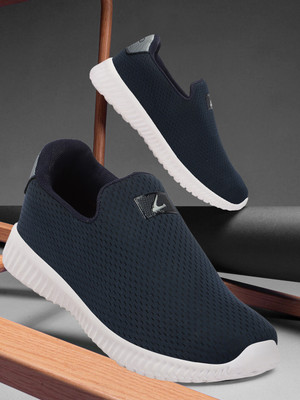 CLYMB Oxyfit Lifestyle Casual Shoes for Men | Classic Rounded Toe, Soothing Insole Sneakers For Men(Navy , 7)
