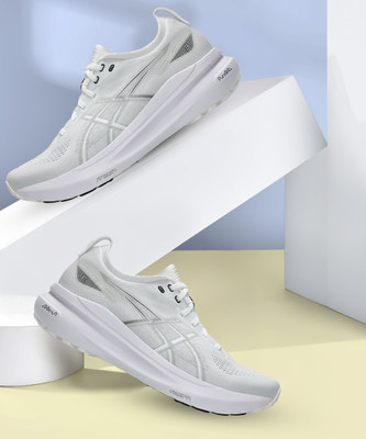 Asics GEL-KAYANO 31 Running Shoes For Men(Off White , 9)