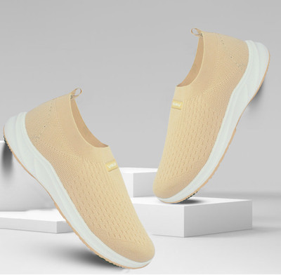 WALKLINE G.K-5001 Casuals For Women(Beige , 6)