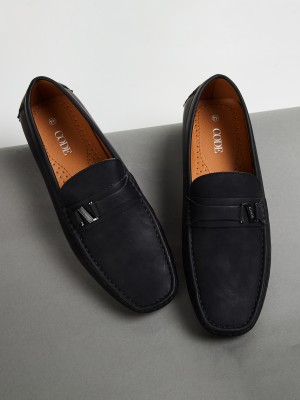 CODE by Lifestyle Loafers For Men(Black)