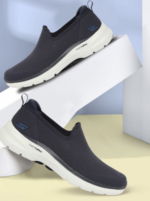 Skechers GO WALK 6 - FIRST CL Walking Shoes For Men(Navy , 6)