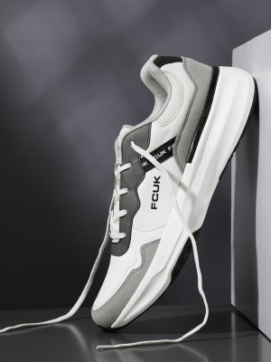 FCUK Sneakers For Men(White , 7)