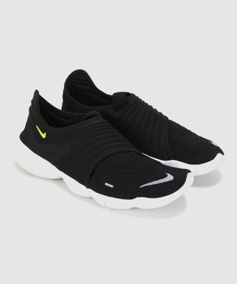NIKE Free Rn Flyknit 3.0 Running Shoes For Men(Black , 10)