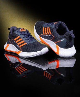 asian Battle-01 Navy Sports,Casual,Walking,Gym,Stylish For Men(Navy, Orange , 7)