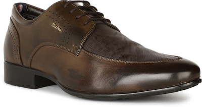 Bata Men Formal Laceup shoes - Brown ( UK- 8 ) Party Wear For Men(Brown , 8)