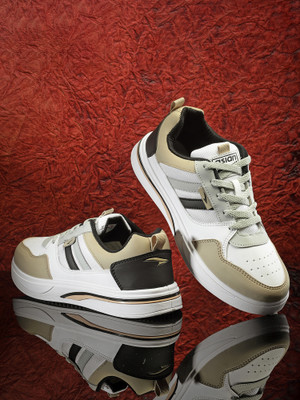 asian Casual Shoe | Soft Cushioned Insole Sydney-02 Sneakers For Men(White, Black , 6)