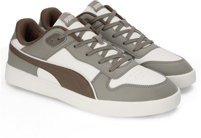 PUMA Court Gamer Sneakers For Men(Green, White , 7)