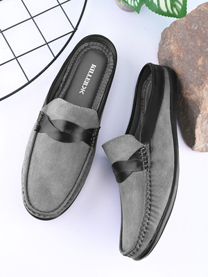 KILLER SS25 3099 Mules(Open Loafers) Loafers For Men(Grey , 7)