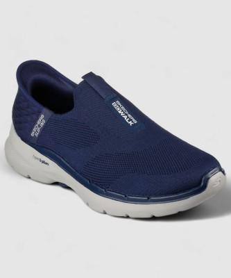 Skechers GO WALK 6 - EASY ON Walking Shoes For Men(Navy , 11)