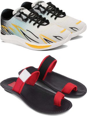 DRACKFOOT Men's Lightweight Running Shoes – Comfortable, Stylish Casual Shoes for Walking Casuals For Men(Multicolor , 9)