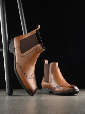 El Paso EP4705 Lightweight Comfort Summer Trendy Premium Stylish Boots For Men(Tan)