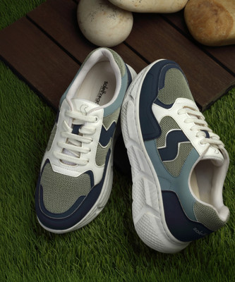 SOLETHREADS REBEL TRUFFLE Sneakers For Women(Blue , 4)