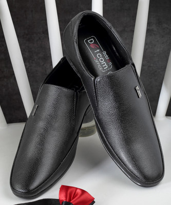 action Dotcom OFFICE 51 Trendy Comfortable Stylish Formal Slip On Monks For Men(Black , 7)